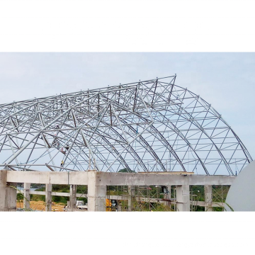 Estructura de acero Cubierta de techo de piscina de vidrio templado